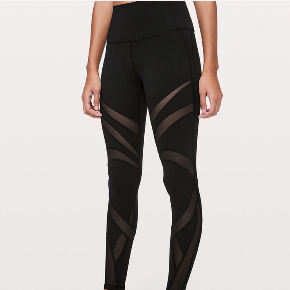 Lululemon Wunder Under HR Tight *Mesh 6 Black